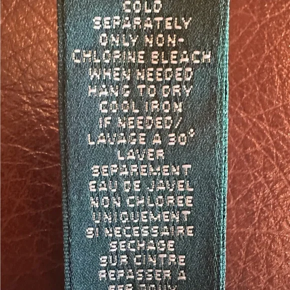 Ralph Lauren Elegant black dress with white and blue accents Dress. - Picture 6 of 6